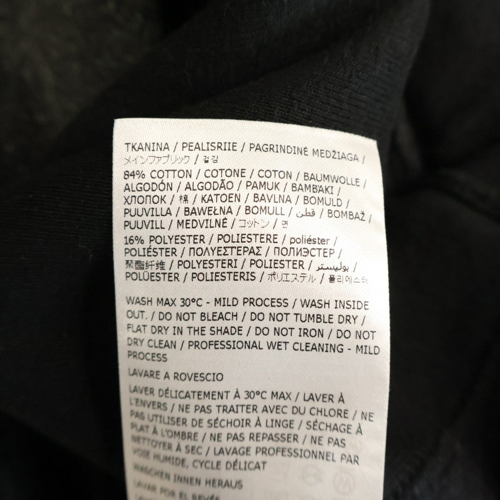 SUPREME(シュプリーム) 24SS ×MM6 Maison Margiela Foil Box Logo Hooded Sweatshirt エムエムシックスメゾンマルジェラ ボックスロゴ プルオーバーパーカー フーディー ブラック