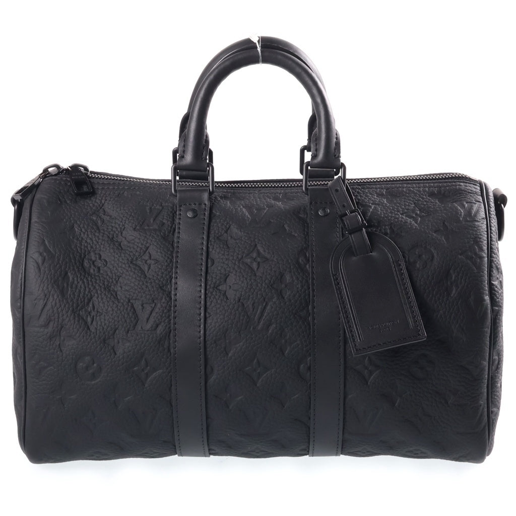 LOUIS VUITTON(ルイヴィトン) モノグラム・トリヨン キーポル・バンドリエール 35 2WAYバッグ ミニボストン ブラック M22765 レディース