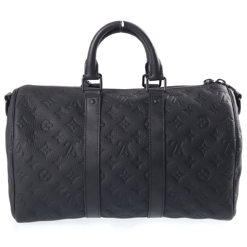 LOUIS VUITTON(ルイヴィトン) モノグラム・トリヨン キーポル・バンドリエール 35 2WAYバッグ ミニボストン ブラック M22765 レディース
