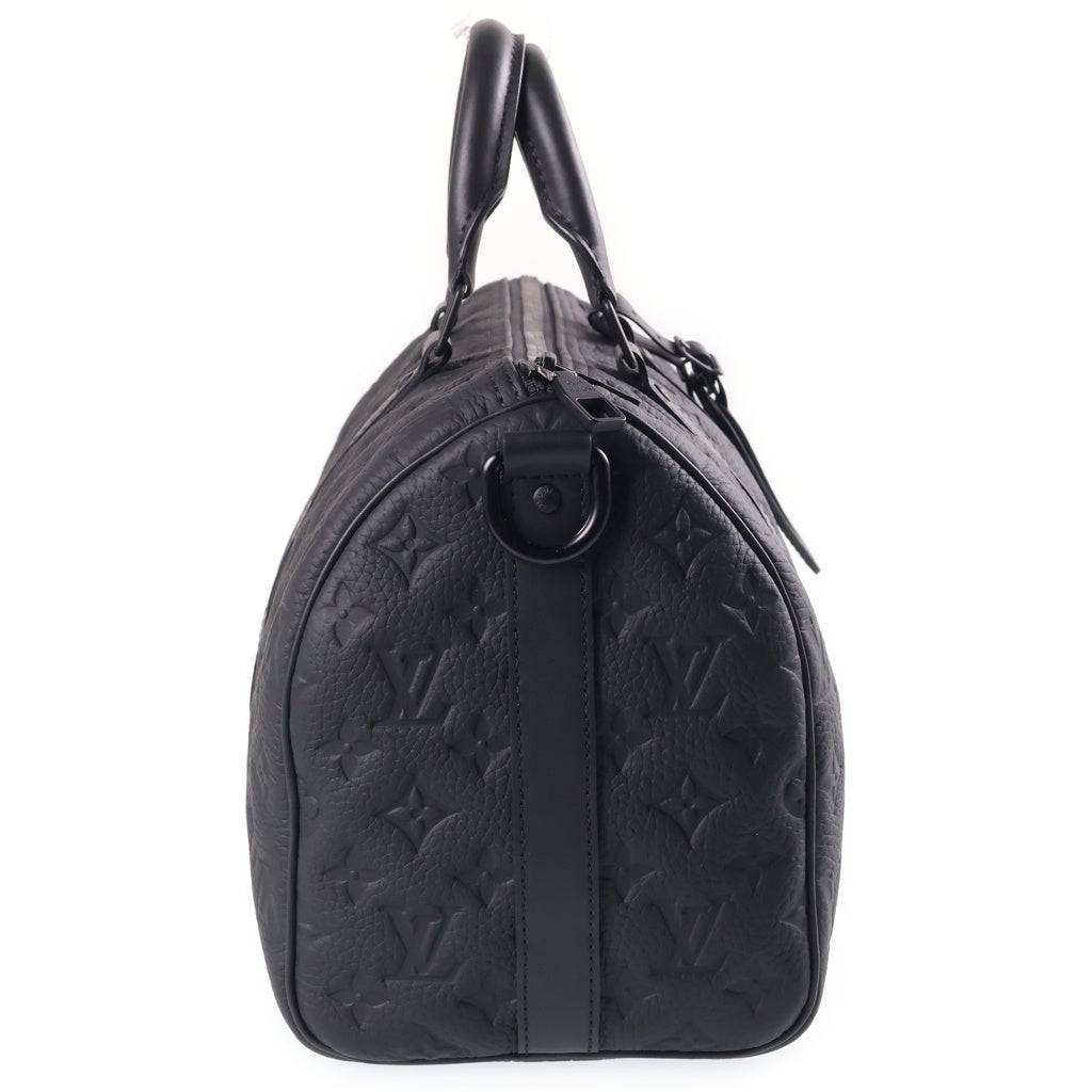 LOUIS VUITTON(ルイヴィトン) モノグラム・トリヨン キーポル・バンドリエール 35 2WAYバッグ ミニボストン ブラック M22765 レディース