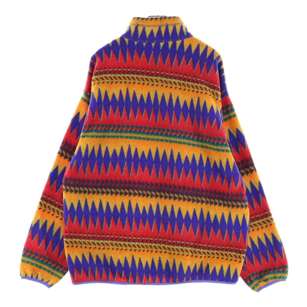 PATAGONIA(パタゴニア) 90S VINTAGE SYNCHILLA Snap-T ヴィンテージ ミネハハ柄 シンチラ スナップT プルオーバーフリースジャケット マルチカラー