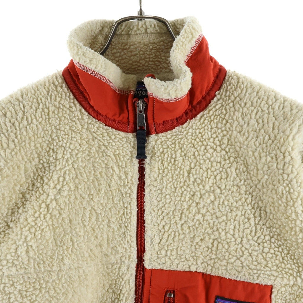 PATAGONIA(パタゴニア) 00S Patagonia RETRO X レトロX ボア ジップアップフリースジャケット ブルゾンジャケット ベージュ