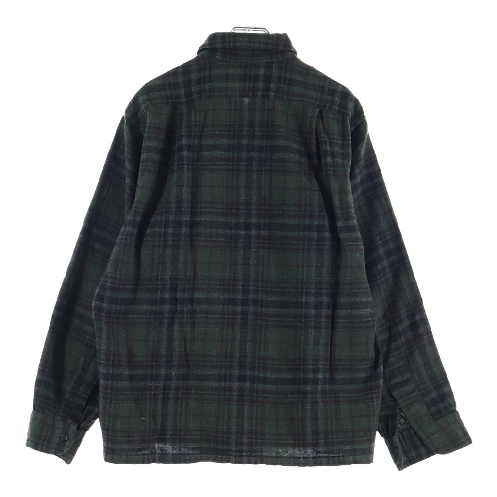PENDLETON(ペンドルトン) 50S VINTEGE ヴィンテージ 長袖ボードチェックシャツ グリーン/レッド
