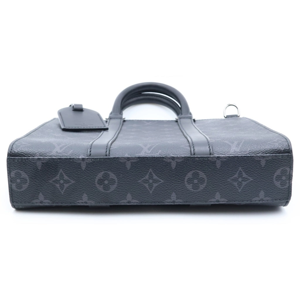 LOUIS VUITTON(ルイヴィトン) モノグラム エクリプス サック プラ クロス ハンドトートバッグ 2WAY ショルダーバッグ ブラック M46098 レディース