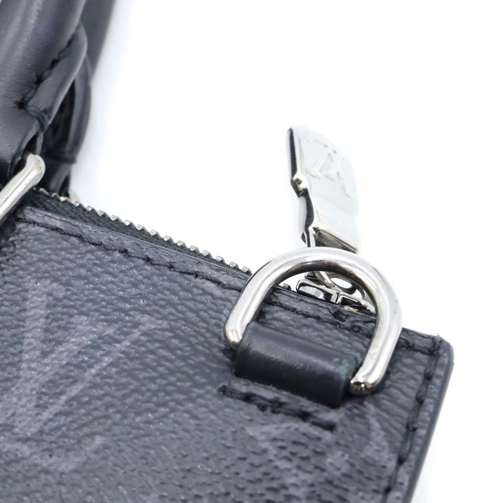 LOUIS VUITTON(ルイヴィトン) モノグラム エクリプス サック プラ クロス ハンドトートバッグ 2WAY ショルダーバッグ ブラック M46098 レディース