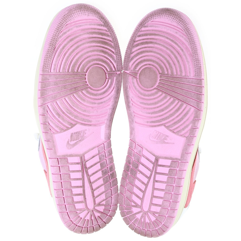 NIKE(ナイキ) ×Travis Scott Air Jordan 1 Retro Low Sail Tropical Pink エアジョーダン1 レトロ OG セイル トロピカルピンク ローカットスニーカー US8/26cm IQ7604-101