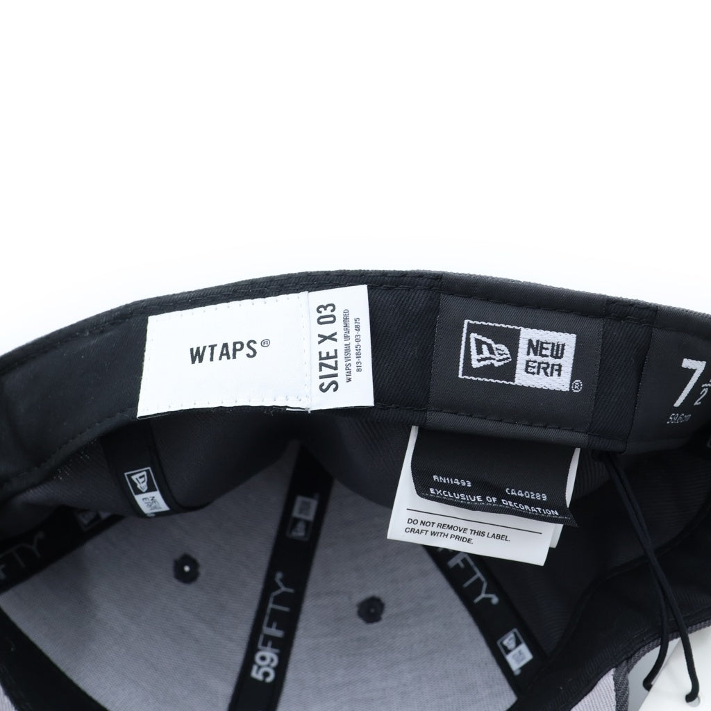 WTAPS(ダブルタップス) 26SS ×NEW ERA 59FIFTY LOW PROFILE CAP ニューエラ 59フィフティロープロファイル ベースボールキャップ 帽子 グレー 261NENED-HT02
