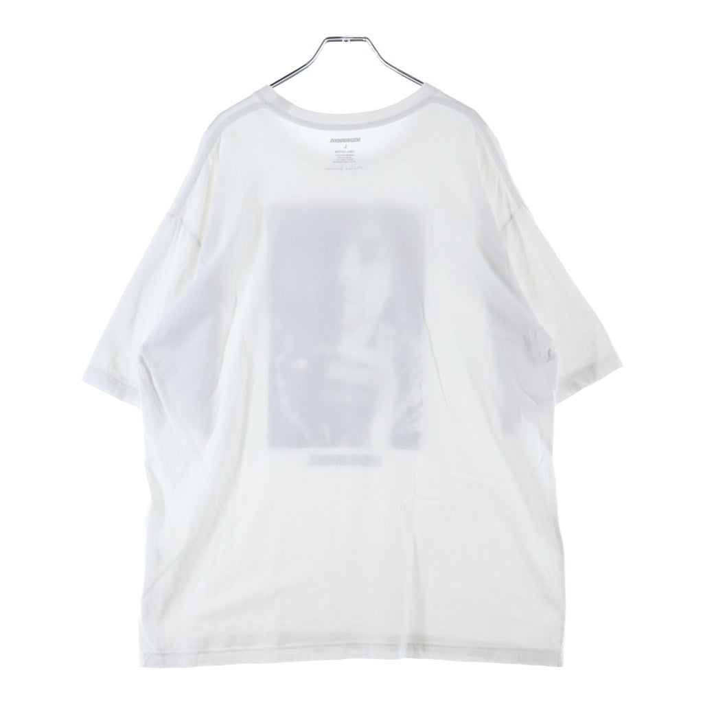 NEIGHBORHOOD(ネイバーフッド) 25AW ×Charles Peterson Kurt Cobain Photo T-shirt チャールズ ピーターソン カートコバーン フォトプリント クルーネック半袖Tシャツカットソー ホワイト