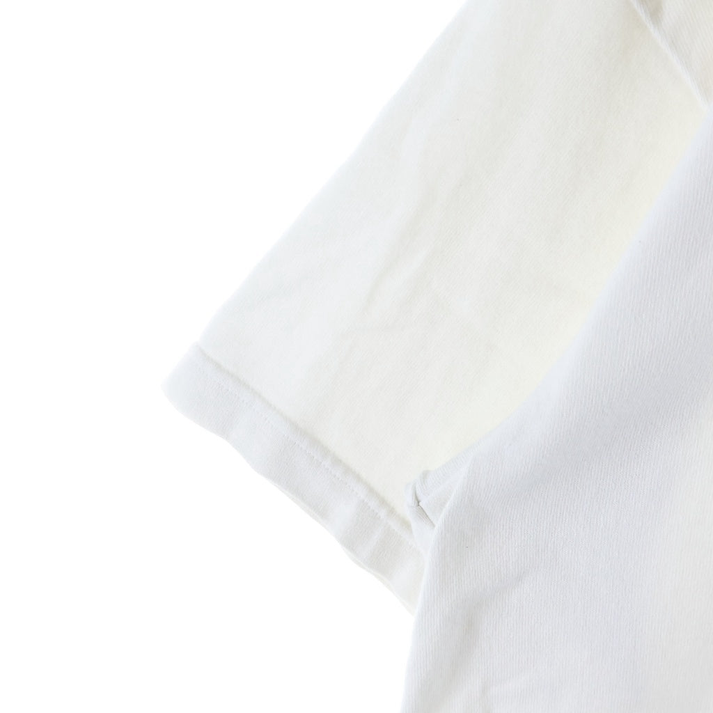 WTAPS(ダブルタップス) 25AW SIGN-YD SS COTTON T-SHIRT 252ATDT-CSM08 両面ワンポイントロゴ刺繍 クルーネック半袖Tシャツカットソー ホワイト