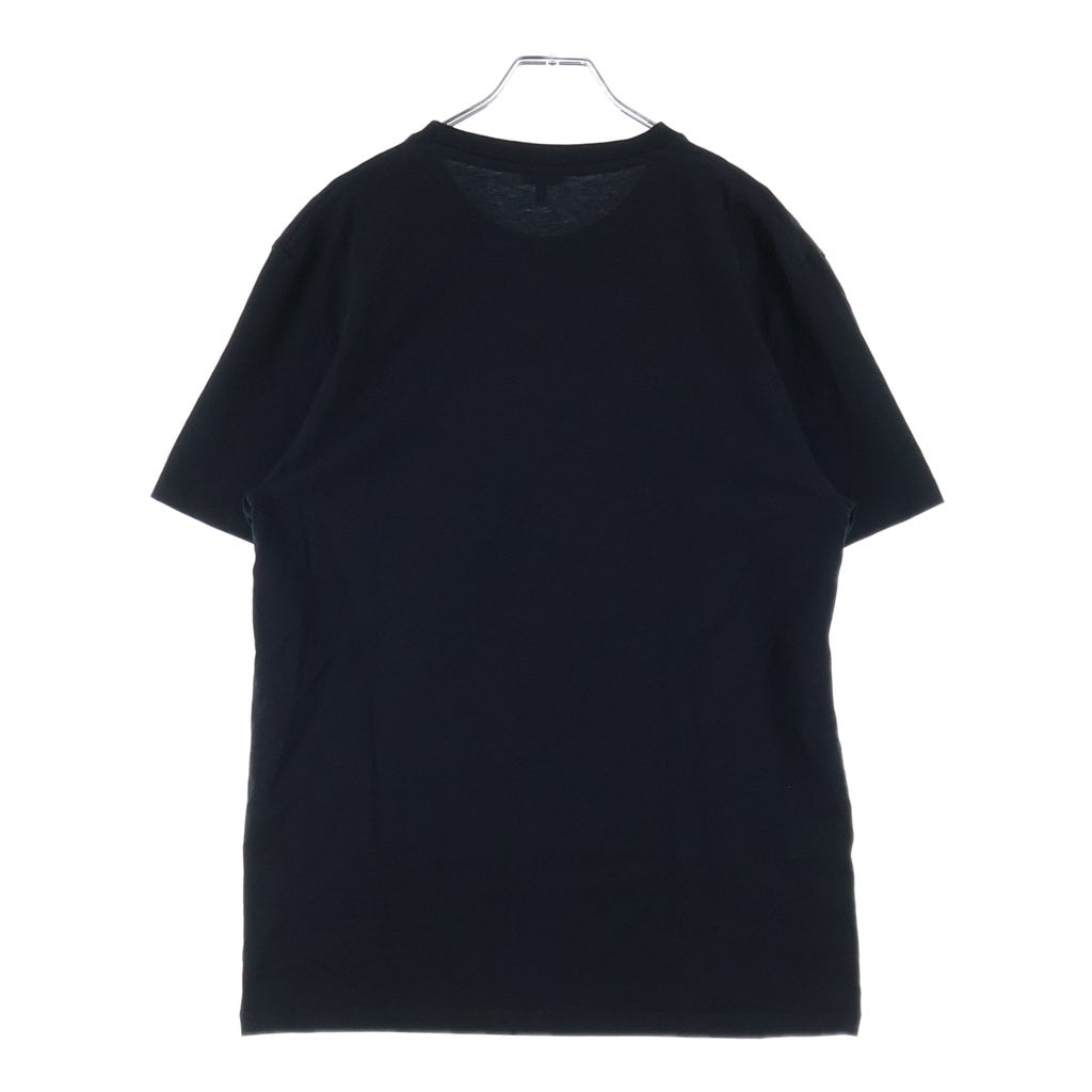 LOEWE(ロエベ) Anagram Relaxed Fit T-Shirt H526Y22XDS アナグラムロゴ刺繍ポケット リラックス クルーネック半袖Tシャツカットソー ブラック