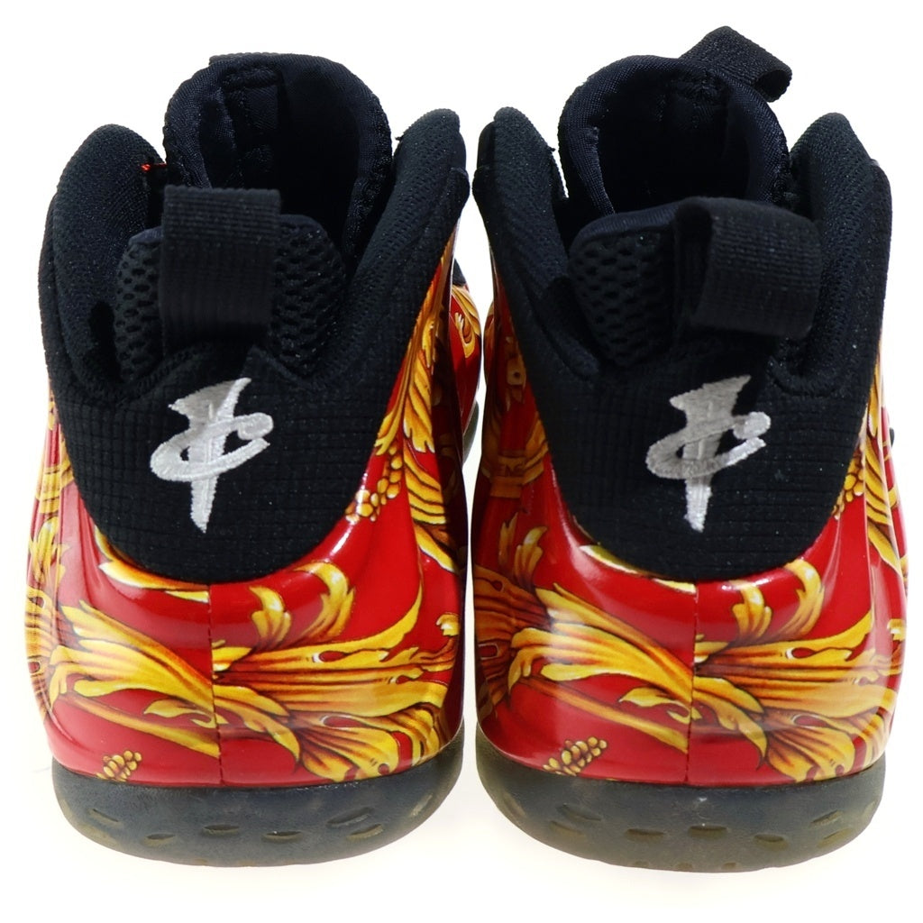 NIKE(ナイキ) 【観賞用 2014年製】 14SS×Supreme AIR FOAMPOSITE 1 シュプリーム エアフォームポジット ミッドカットスニーカー シューズ 652792-600 レッド