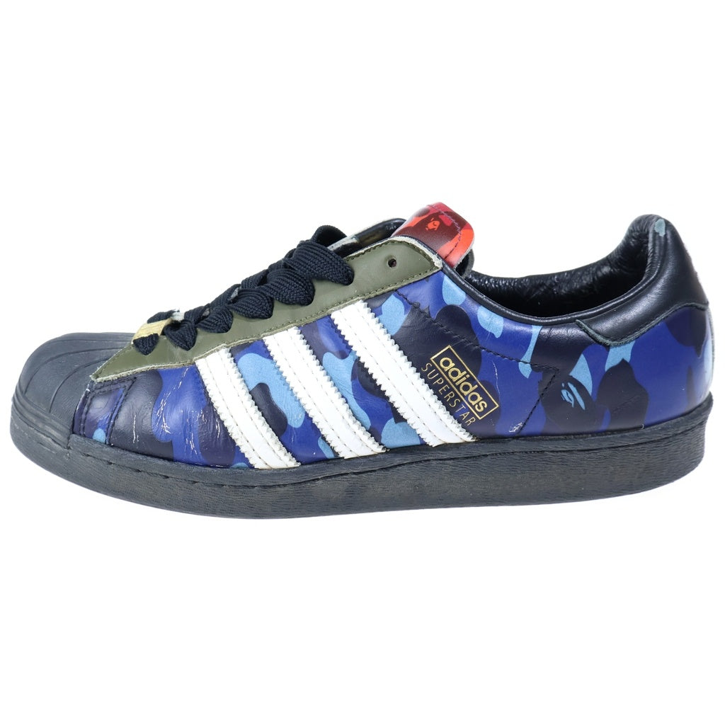adidas(アディダス) ×A BATHING APE BAPE SUPERSTAR スーパースター 80s マルチ カモ ローカットスニーカー GZ8982 マルチカラー