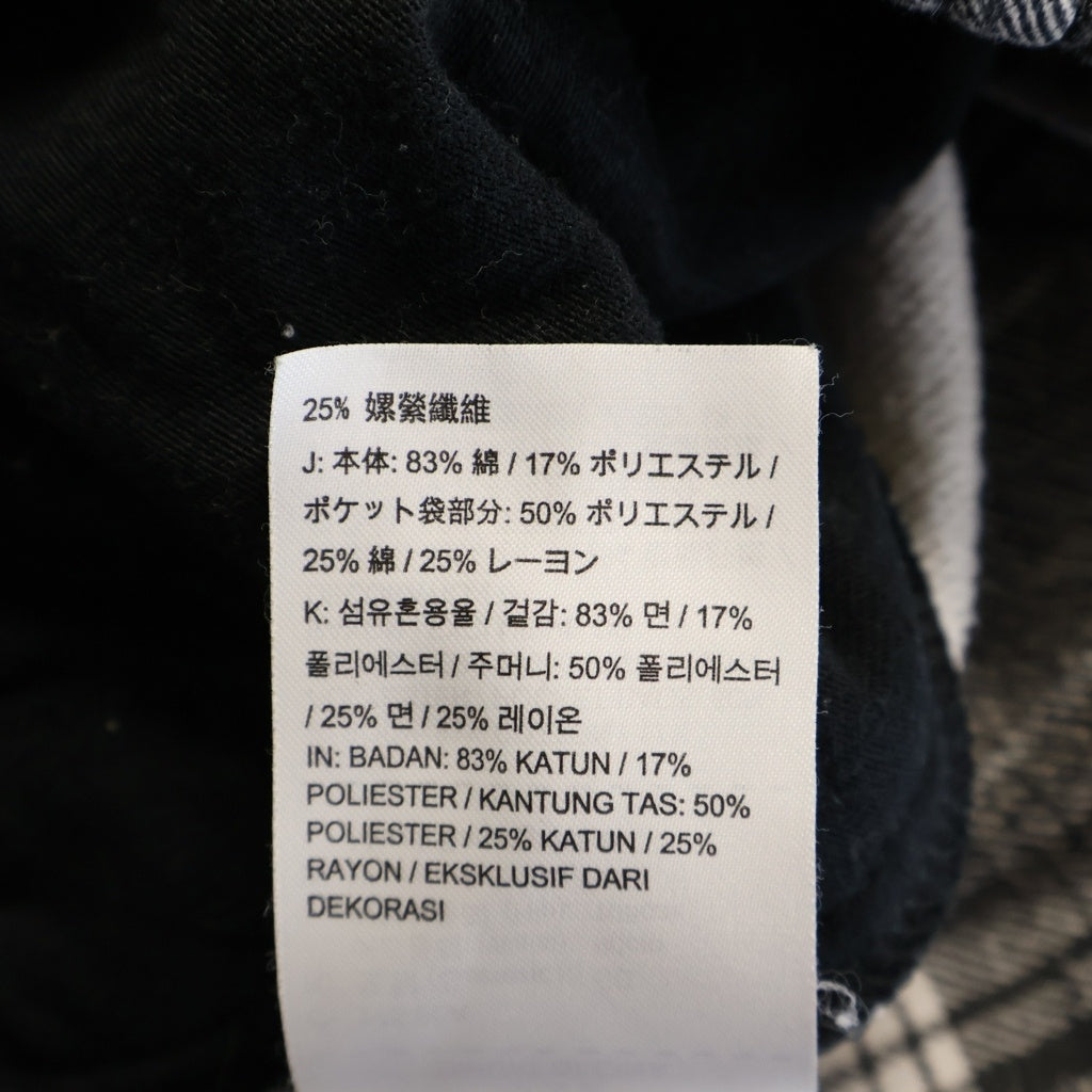 SUPREME(シュプリーム) 18AW ×NIKE Plaid Sweat Shorts ナイキ プライドチェックスウェットショーツ ハーフパンツ ブラック/ホワイト AR5573-010