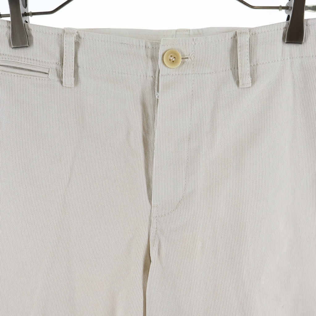 Sacai(サカイ) 14AW サイドライン シンチバック コットンパンツ ホワイト 14-00573M
