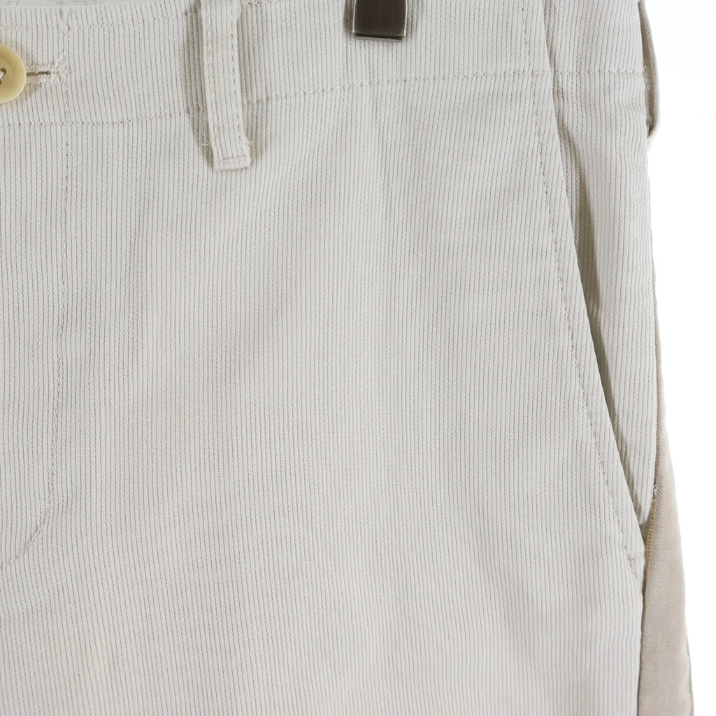 Sacai(サカイ) 14AW サイドライン シンチバック コットンパンツ ホワイト 14-00573M