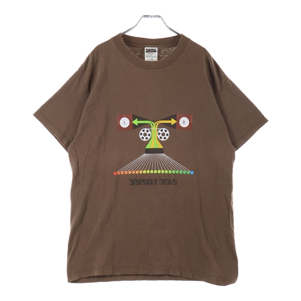 VINTAGE(ヴィンテージ) 90S Beastie Boys Tee TULTEXタグ ジャマイカ製 ビースティーボーイズ フロントプリントクルーネック半袖Tシャツカットソー ブラウン