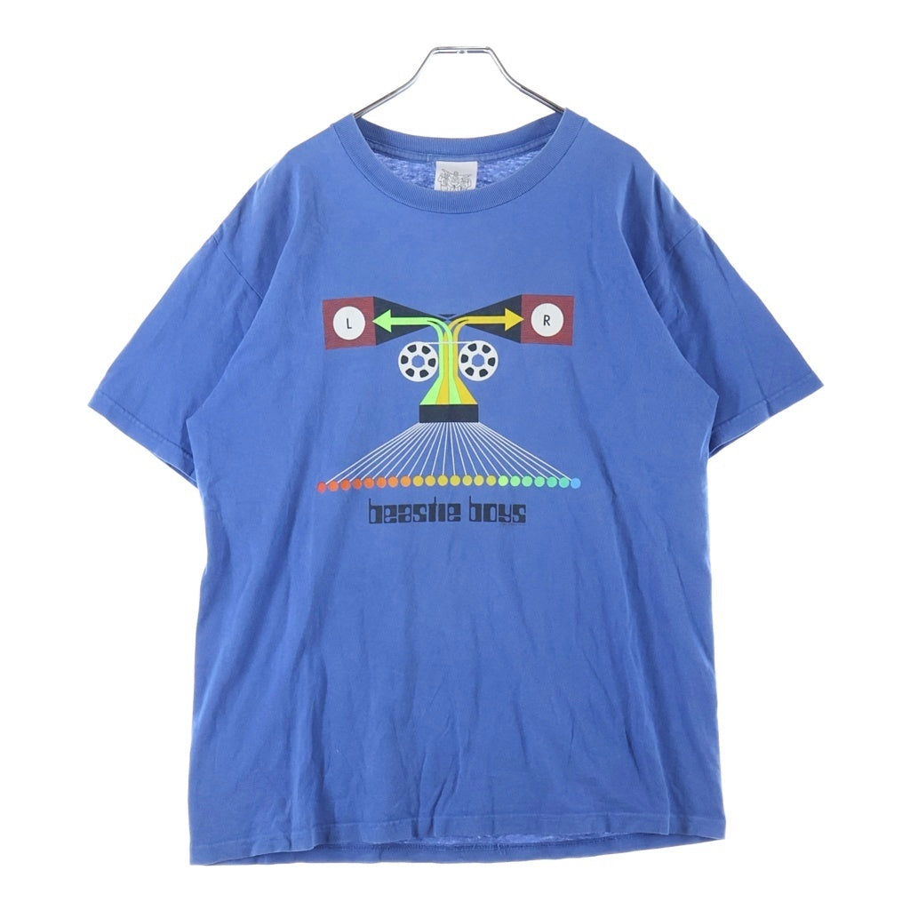 VINTAGE(ヴィンテージ) 90S Beastie Boys Tee USA製 ビースティーボーイズ フロントプリントクルーネック半袖Tシャツカットソー ブルー