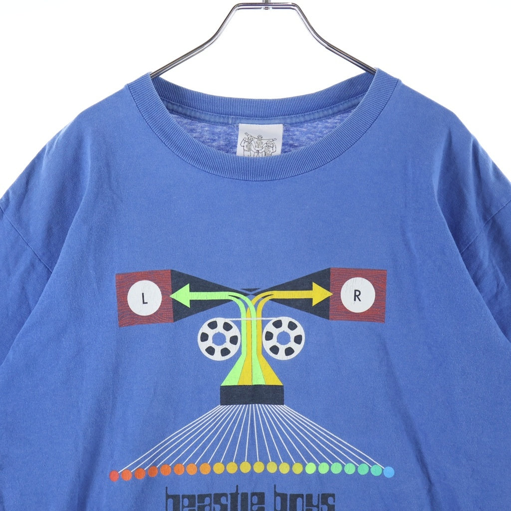 VINTAGE(ヴィンテージ) 90S Beastie Boys Tee USA製 ビースティーボーイズ フロントプリントクルーネック半袖Tシャツカットソー ブルー