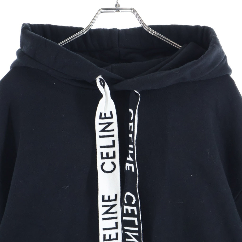 CELINE(セリーヌ) ルーズ フーディ プルオーバー スウェットパーカー ブラック 2Y468670Q.38NO