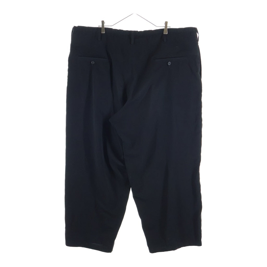 Yohji Yamamoto POUR HOMME(ヨウジヤマモト プールオム) TA TUXEDO STANDARD STRING PANTS タキシード スタンダード ストリング ワイドスラックスパンツ ブラック HO-P40-500