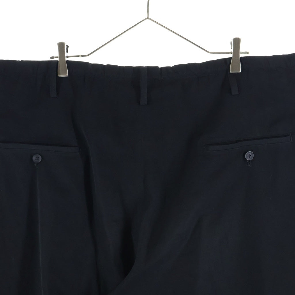 Yohji Yamamoto POUR HOMME(ヨウジヤマモト プールオム) TA TUXEDO STANDARD STRING PANTS タキシード スタンダード ストリング ワイドスラックスパンツ ブラック HO-P40-500