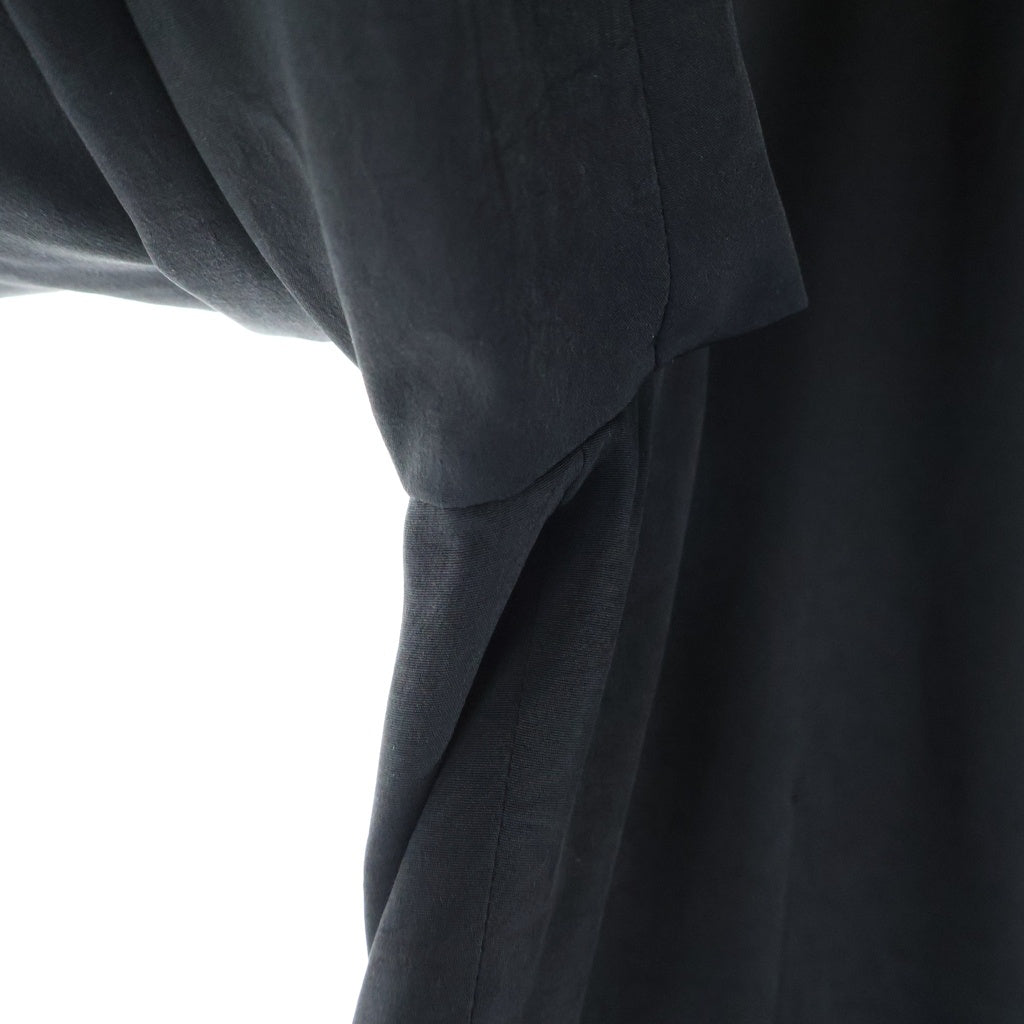 Yohji Yamamoto POUR HOMME(ヨウジヤマモト プールオム) TA TUXEDO ATTACHABLE COLLAR JACKET TAタキシード アタッチブル スタンドカラー ジャケット ロングコート ブラック HO-J20-500