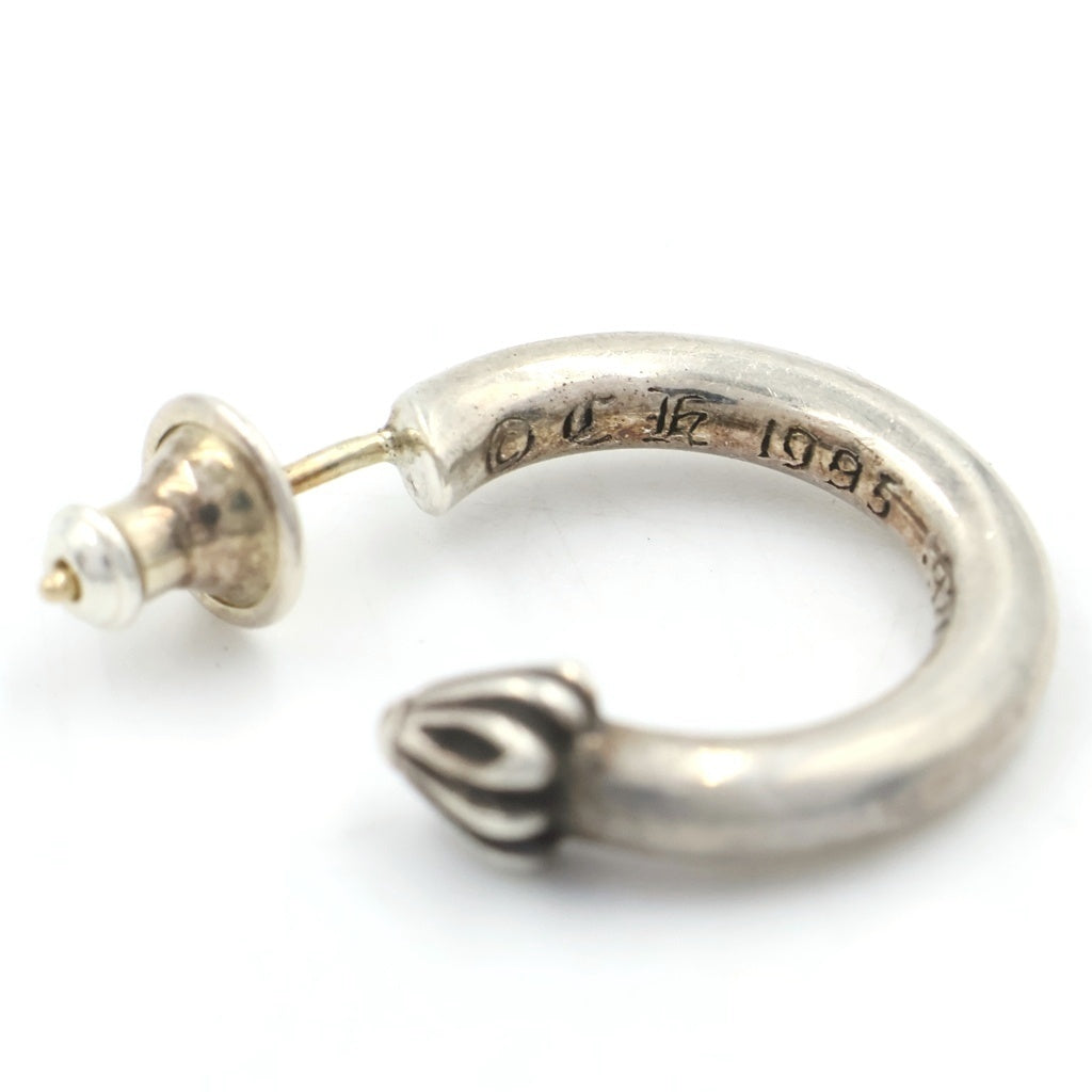 CHROME HEARTS(クロムハーツ) HOOP PLAIN プレーン フープピアス シルバー BCA101