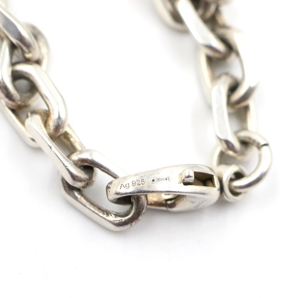 GUCCI(グッチ) SILVER925 インターロッキングG チェーン ブレスレット シルバー レディース