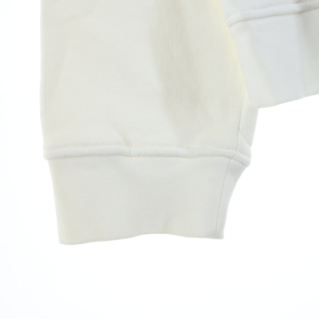 OAMC(オーエーエムシー) 24SS WHIFF CREWNECK 24E28OAJ29 リーフロゴプリント クルーネック長袖スウェットトレーナー ホワイト