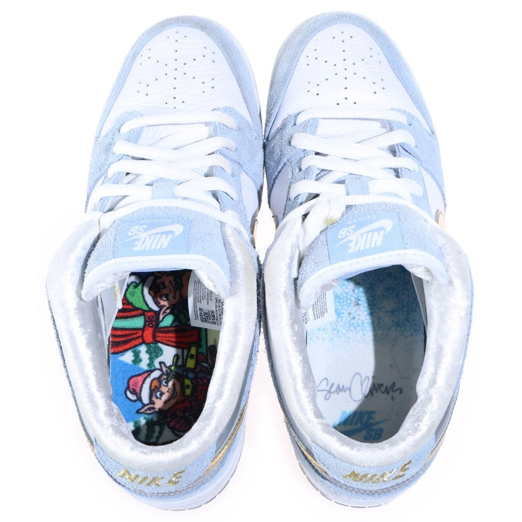 NIKE(ナイキ) ×Sean Cliver SB Dunk Low Holiday Special DC9936-100 ショーン クライヴァー エスビー ダンク ホリデー スペシャル ローカットスニーカー ホワイト/ブルー US9.5/27.5cm