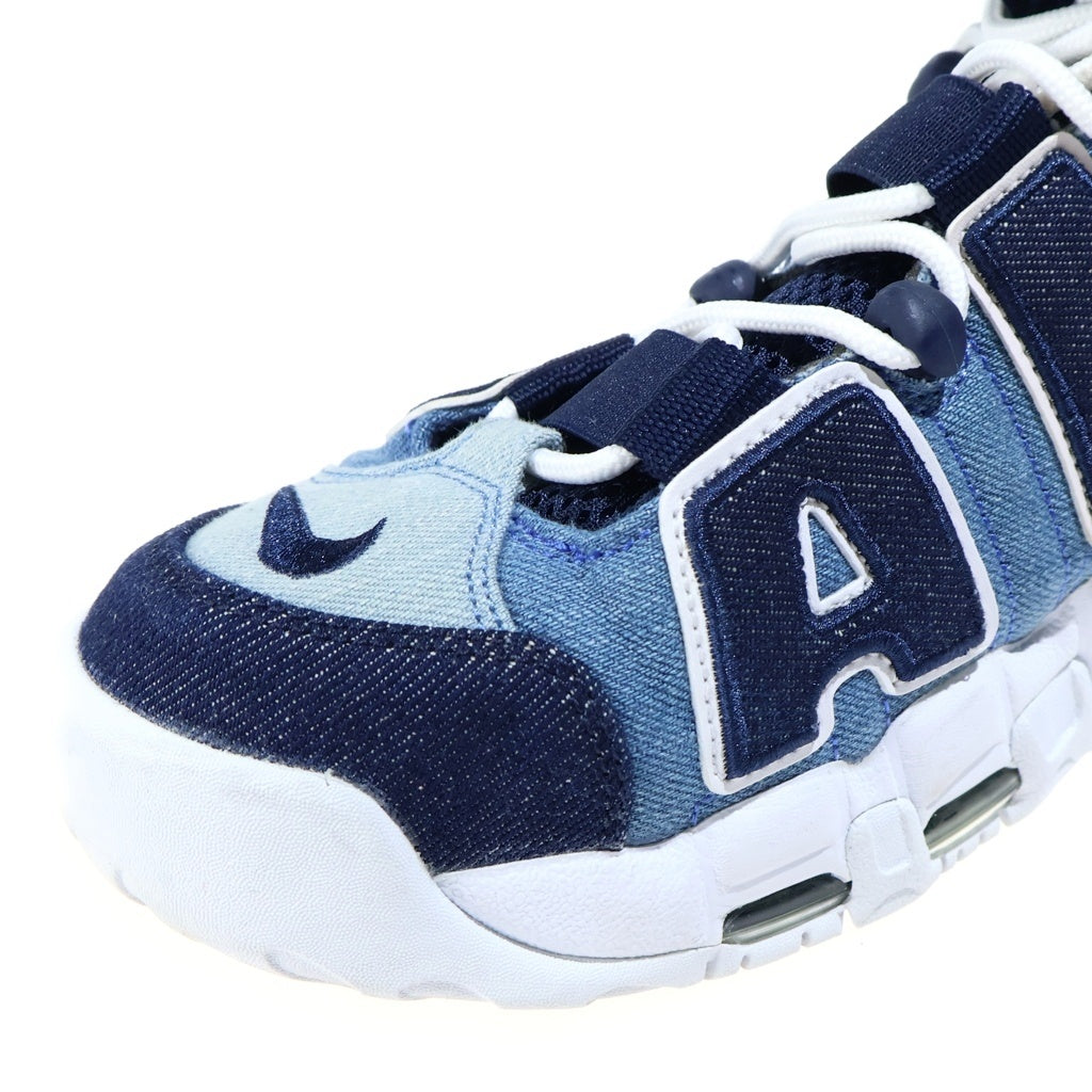 NIKE(ナイキ) Air More Uptempo Denim CJ6125-100 エアモアアップテンポ デニム ミッドカットスニーカー インディゴ US9.5/27.5cm