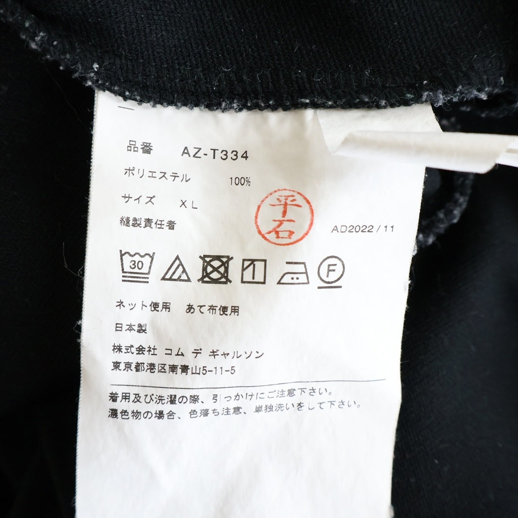 PLAY COMME des GARCONS(プレイコムデギャルソン) ×INVADER THE ARTIST HOODED SWEAT SHIRT AZ-T334 インベーダー ジ アーティスト フーデッド ジップアップスウェットパーカー フーディ ブラック