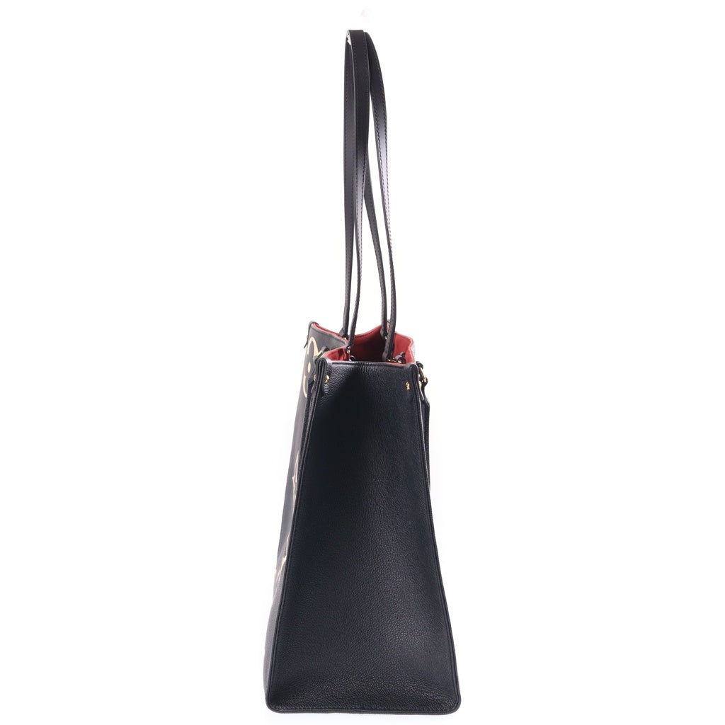 LOUIS VUITTON(ルイヴィトン) オンザゴーGM モノグラム・アンプラント トートバッグ 2WAY ハンドバッグ ブラック M45945 レディース
