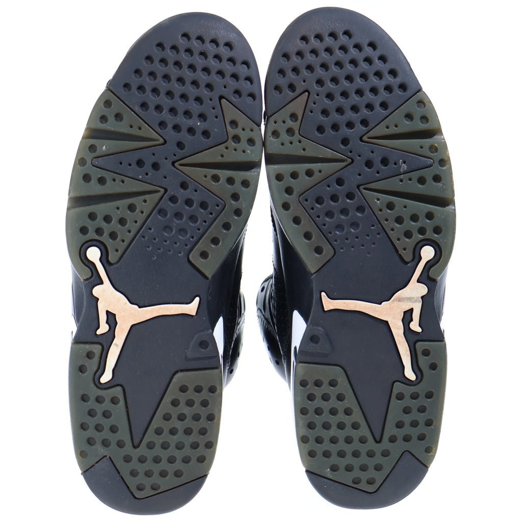 NIKE(ナイキ) 【観賞用 2016年製】 AIR JORDAN RETRO BLACK CAT 384664-020 エアジョーダン 6 レトロ キャット ハイカットスニーカー ブラック US9.5/27.5cm
