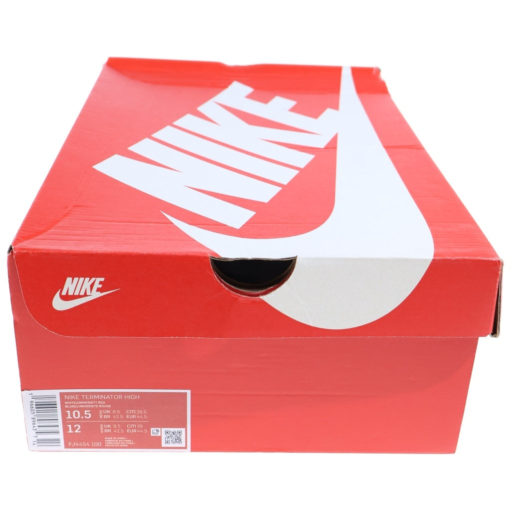NIKE(ナイキ) Terminator High University Red and White FJ4454-100 ターミネーター ハイ ユニバーシティ レッド/ホワイト US10.5/28.5cm