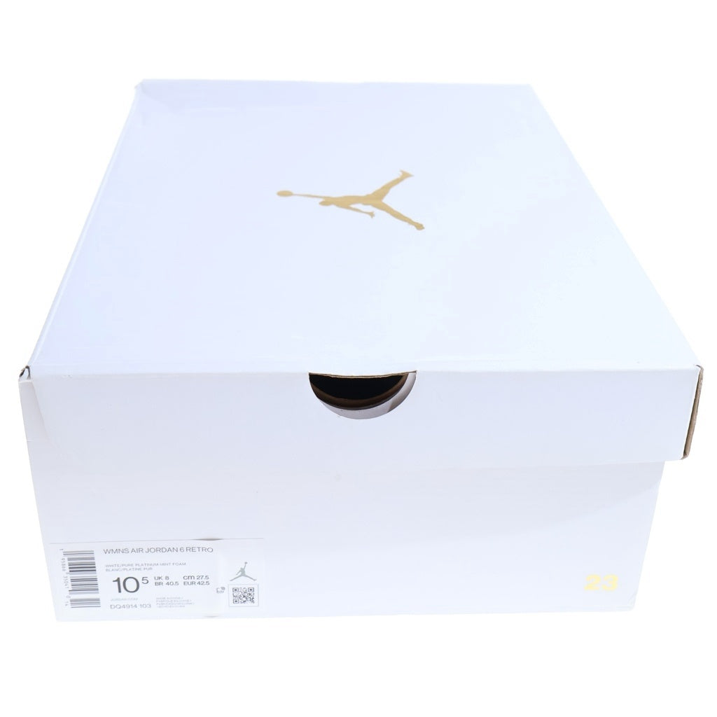 NIKE(ナイキ) AIR JORDAN 6 MINT FOAM DQ4914-103 エアジョーダン6 ミントフォーム ハイカットスニーカー ホワイト US10.5/27.5cm