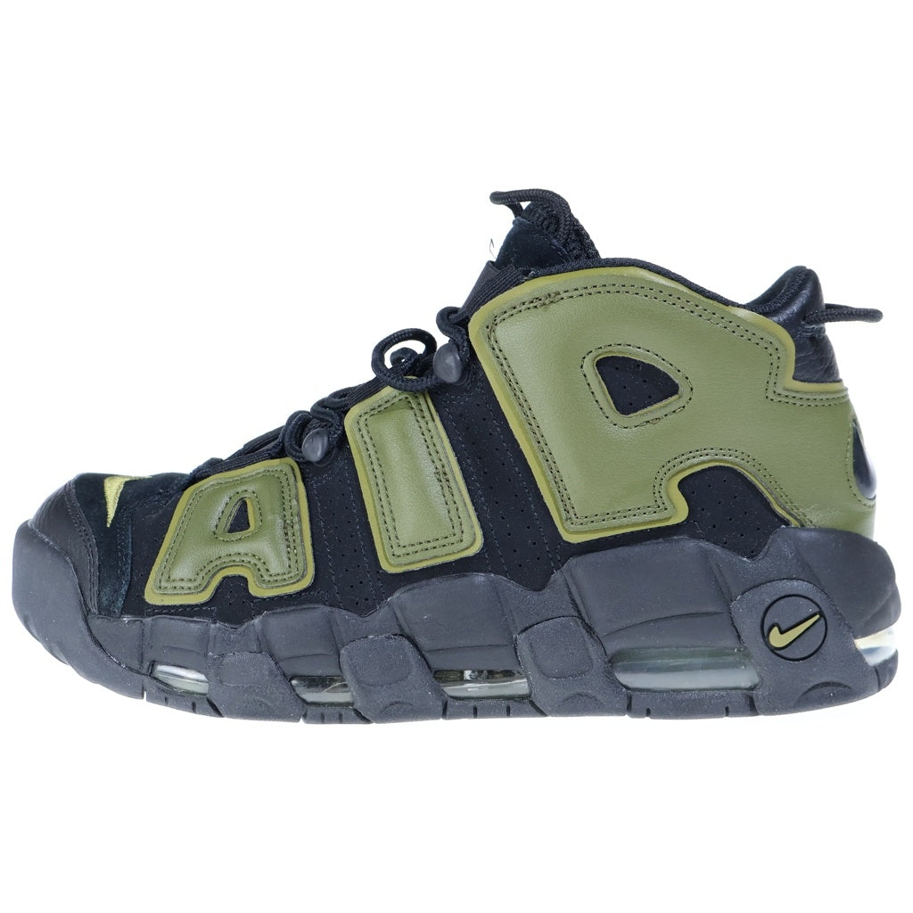NIKE(ナイキ) AIR MORE UP TEMPO 96 ROUGH GREEN DH8011-001 エアモアアップテンポ ラフグリーン ハイカットスニーカー US9/27cm ブラック/オリーヴ