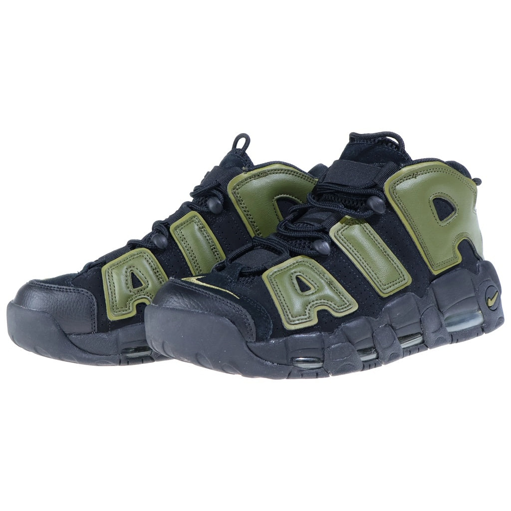 NIKE(ナイキ) AIR MORE UP TEMPO 96 ROUGH GREEN DH8011-001 エアモアアップテンポ ラフグリーン ハイカットスニーカー US9/27cm ブラック/オリーヴ