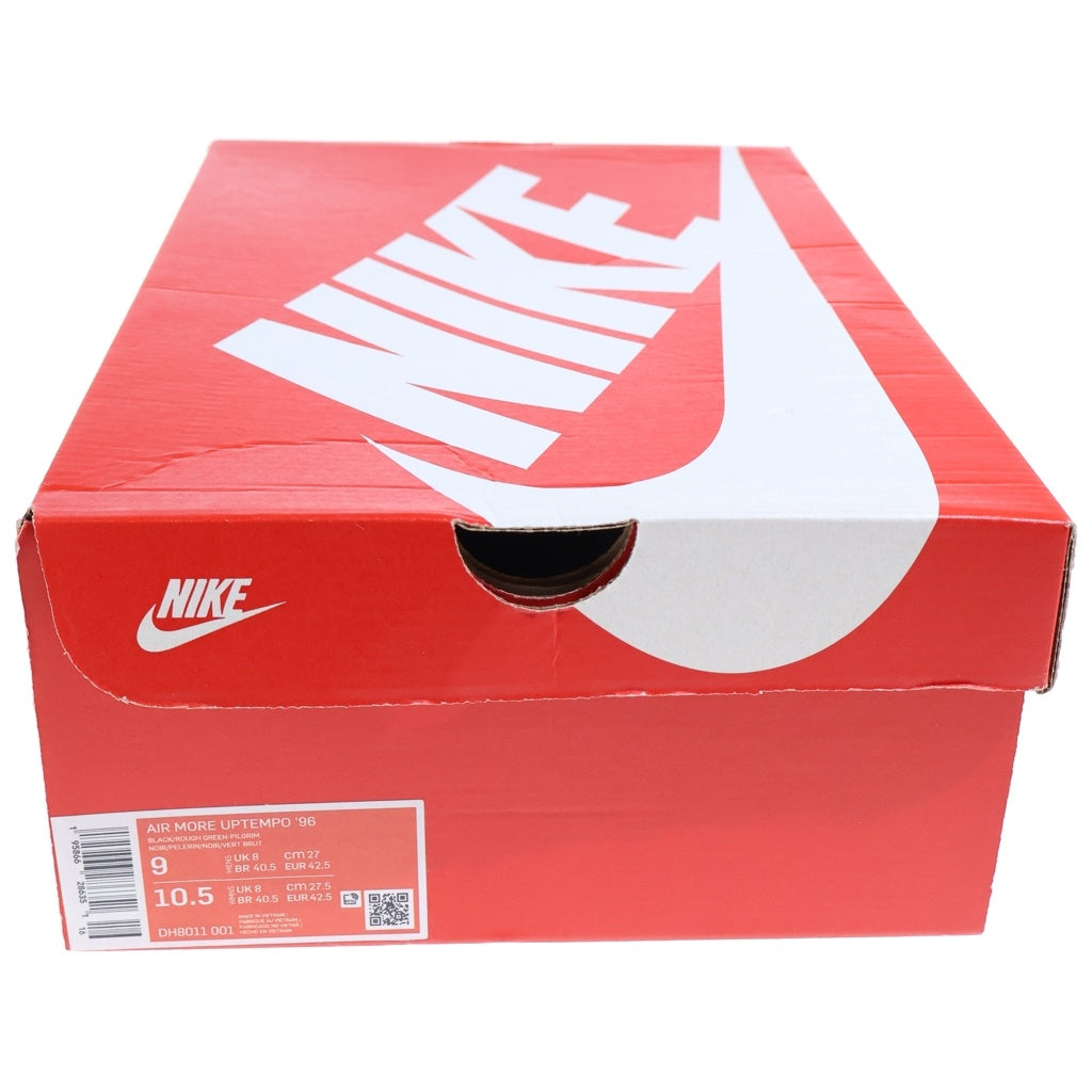 NIKE(ナイキ) AIR MORE UP TEMPO 96 ROUGH GREEN DH8011-001 エアモアアップテンポ ラフグリーン ハイカットスニーカー US9/27cm ブラック/オリーヴ
