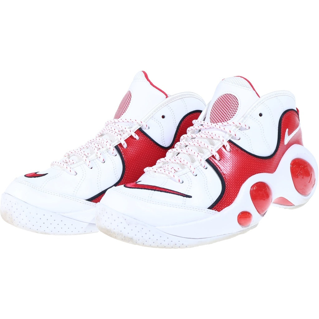 NIKE(ナイキ) AIR ZOOM FLIGHT 95 TRUE RED DX1165-100 エアズームフライト95 トゥルーレッド ハイカットスニーカー ホワイト/レッド US9.5/27.5cm