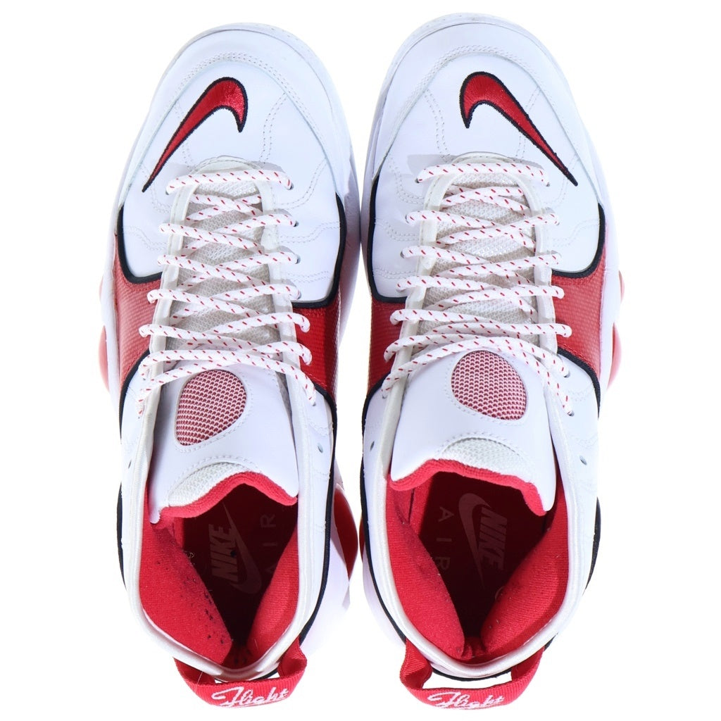 NIKE(ナイキ) AIR ZOOM FLIGHT 95 TRUE RED DX1165-100 エアズームフライト95 トゥルーレッド ハイカットスニーカー ホワイト/レッド US9.5/27.5cm