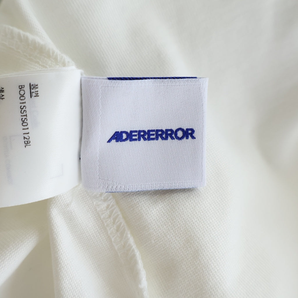 ADER ERROR(アーダーエラー) Eternity T-shirt Product. 46 フエターニティ プロダクト フォーティーシックス ロントスプレーグラフィックプリント クルーネック半袖Tシャツ BO01SSTS0112BL