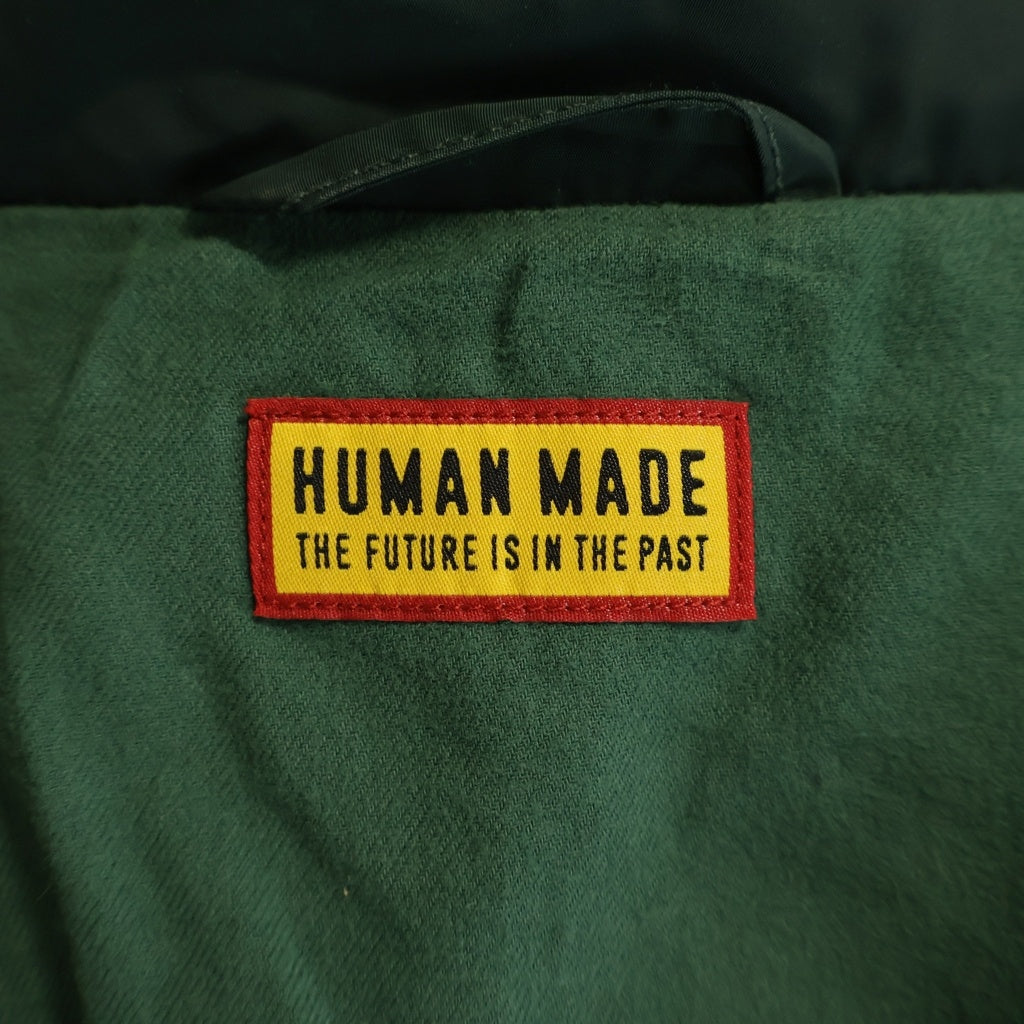 HUMAN MADE(ヒューマンメイド) 25AW Coach Jacket ワンポイントロゴプリント コーチジャケット グリーン HM30JK039