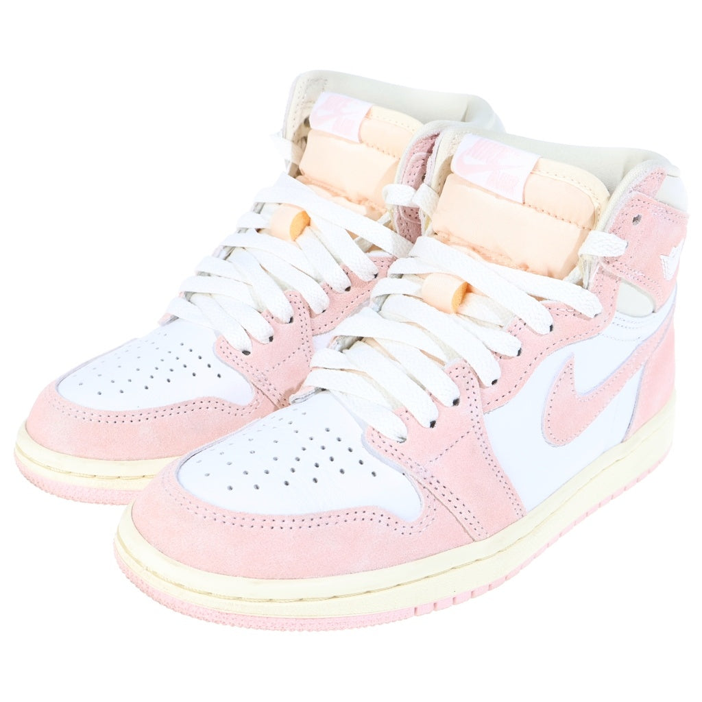 NIKE(ナイキ) WMNS AIR JORDAN RETRO HIGH OG Washed Pink ウィメンズ エア ジョーダン 1 レトロ ウォッシュド ピンク ハイカットスニーカー US6/23cm FD2596-600 レディース