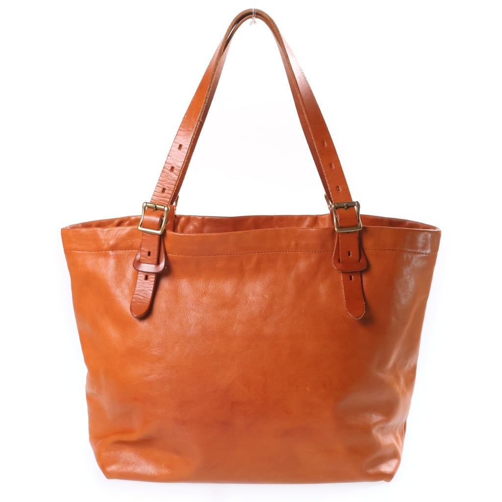 SLOWSLOW(スロウ) LEATHER TOTE BAG レザートートバッグ ブラウン レディース