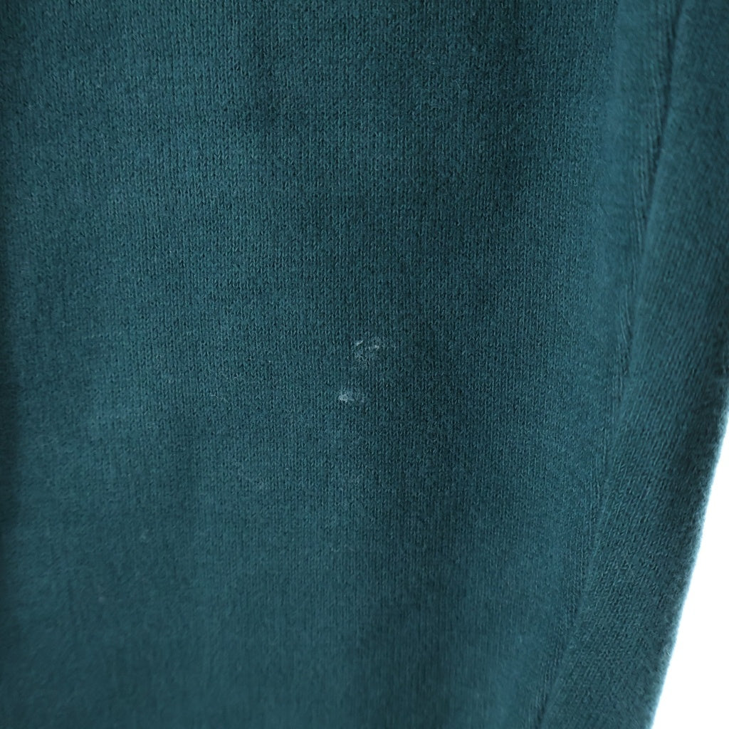 SAINT LAURENT PARIS(サンローランパリ) 22AW フロントロゴ刺繍 クルーネック長袖スウェットトレーナー グリーン 737738