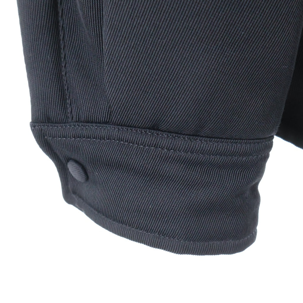 LOEWE(ロエベ) Anagram Puffer Jacket アナグラム 刺繍 ウール 中綿 パファージャケット ブラック H526Y05WAC