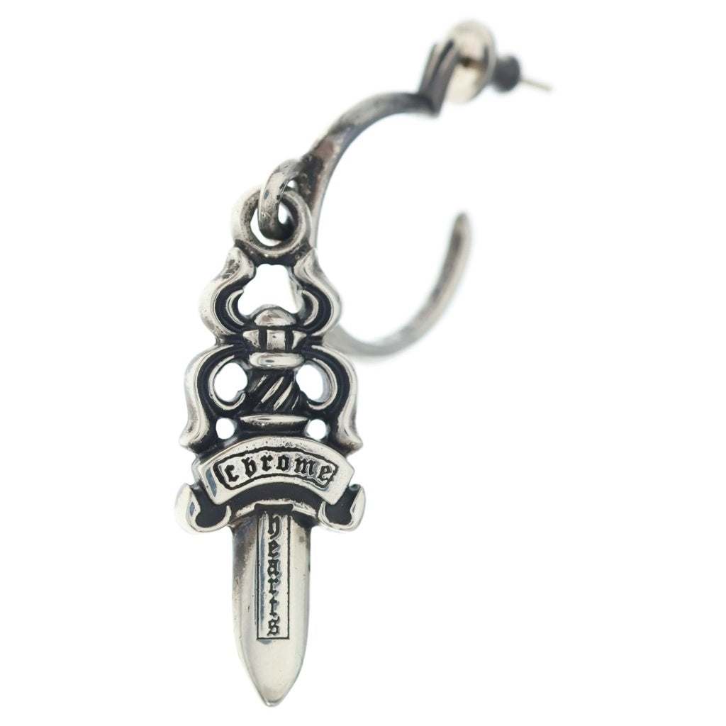CHROME HEARTS(クロムハーツ) No5 DAGGER #5 ダガーフープ ピアス シルバー BCA106