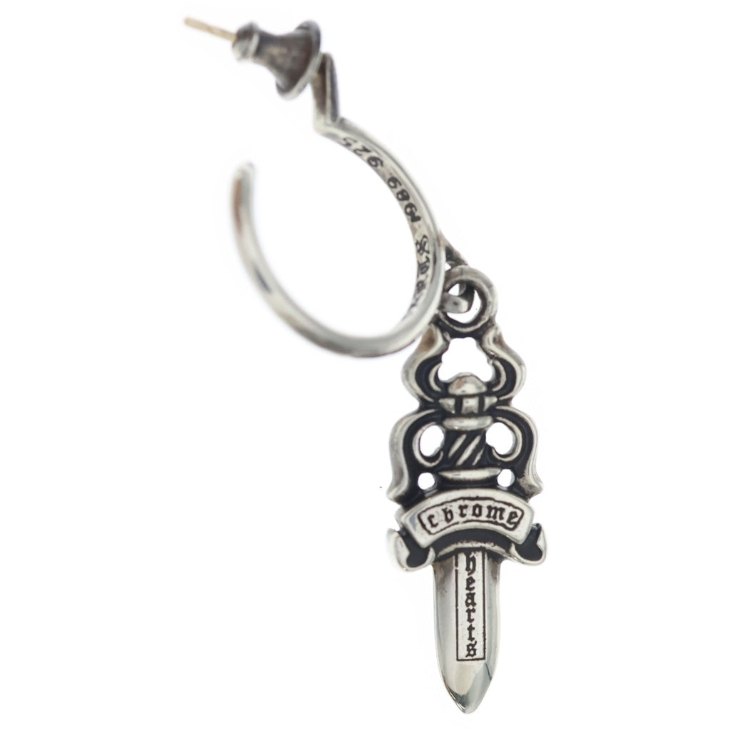 CHROME HEARTS(クロムハーツ) No5 DAGGER #5 ダガーフープ ピアス シルバー BCA106