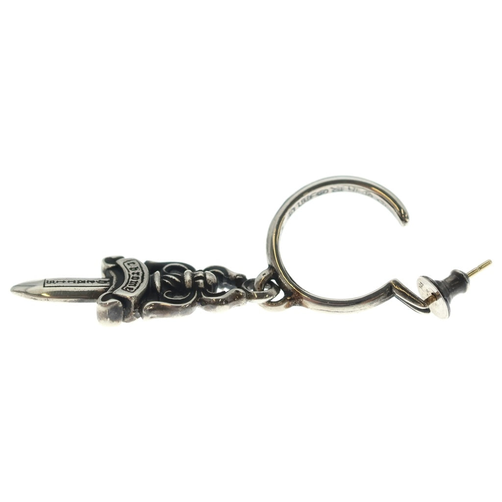CHROME HEARTS(クロムハーツ) No5 DAGGER #5 ダガーフープ ピアス シルバー BCA106